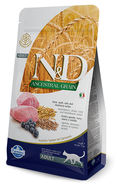 Farmina N&D Natural & Delicious Low Grain Adult Lamb & Blueberry