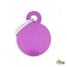 My Family Pet Tags Purple Circle