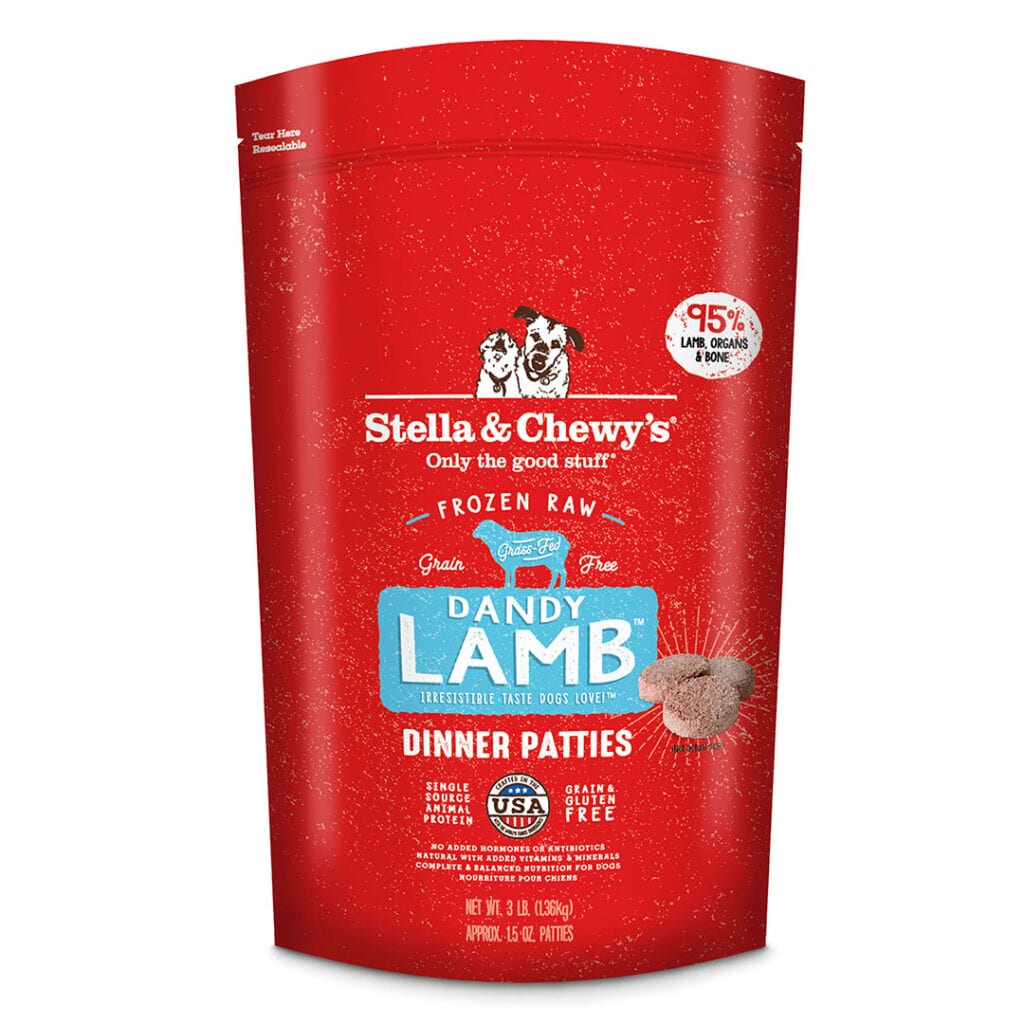 Stella & Chewy's Frozen Raw Dandy Lamb for Dogs