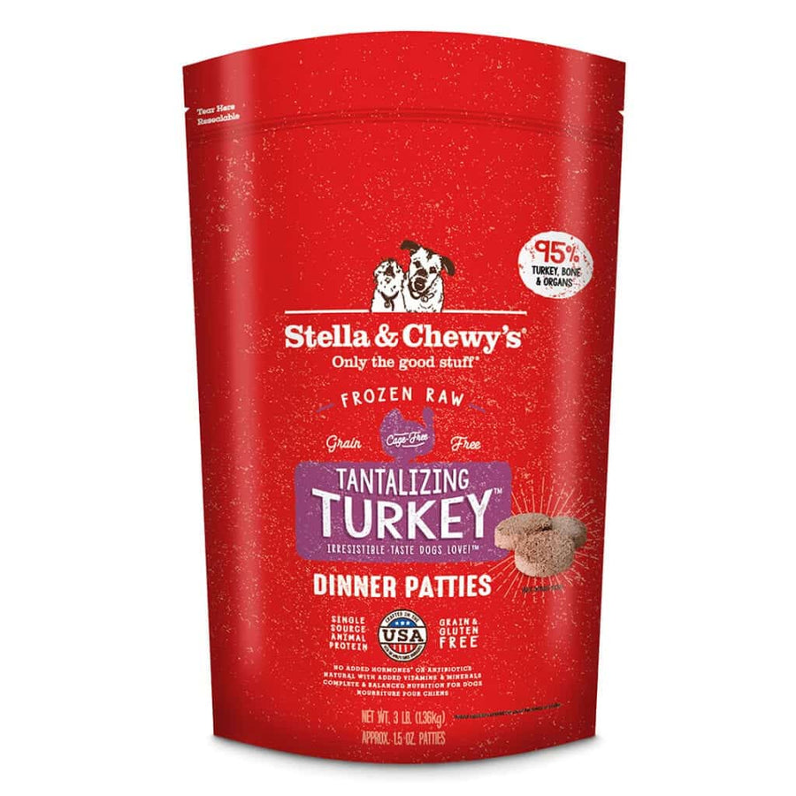 Stella & Chewy's Frozen Raw Tantalizing Turkey for Dogs