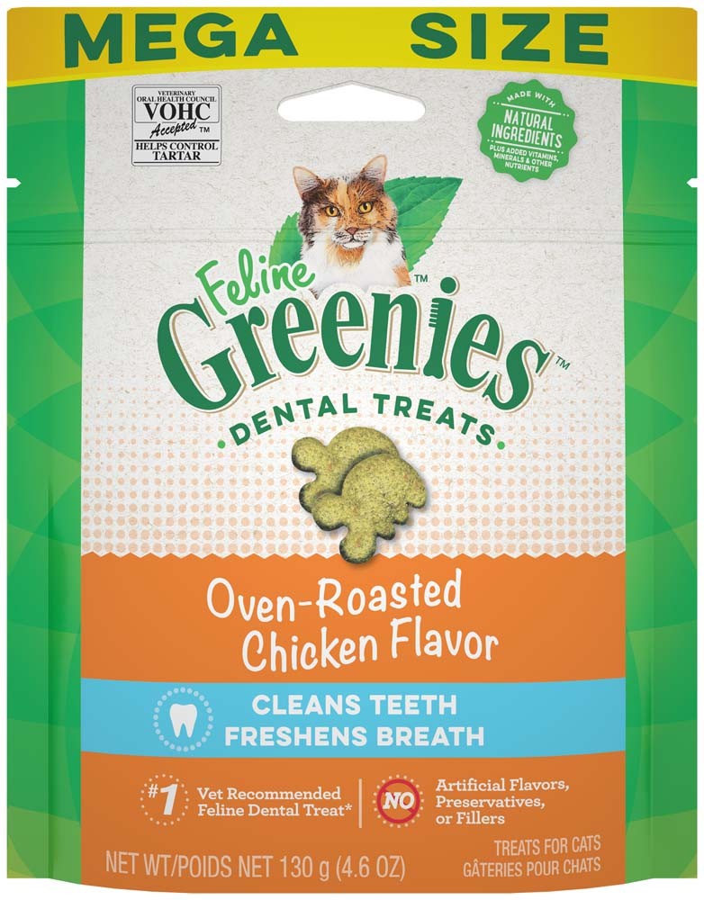 Greenies Oven Roasted Chicken Dental Cat Treats