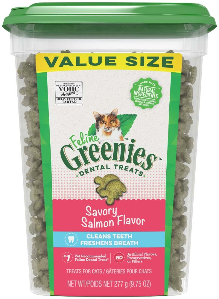 Greenies Savory Salmon Dental Cat Treats
