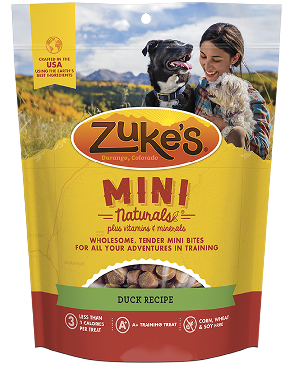 Zukes Duck Mini Naturals Dog Treats