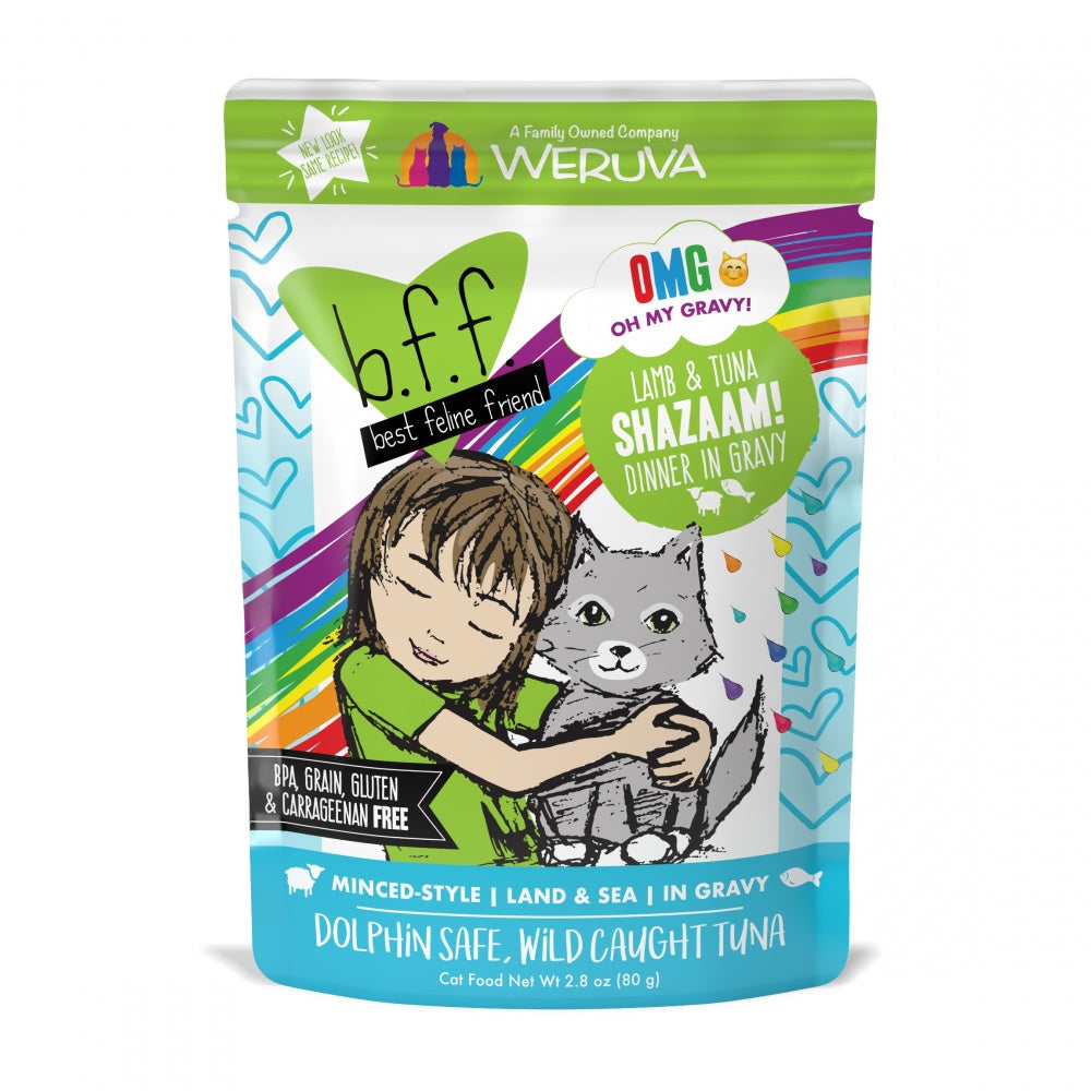 best weruva cat food Weruva BFF Oh My Gravy Shazaam Grain Free Lamb & Tuna in Gravy Cat Foo