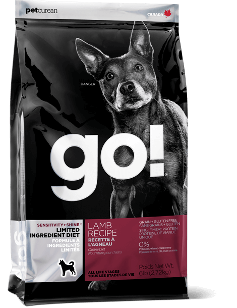 Petcurean Go! Sensitivity and Shine Limited Ingredient Diet Lamb Recipe Dry Dog Food