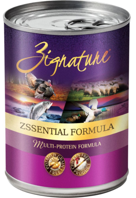 Zignature Grain Free Zssential Multi-Protein Recipe Canned Dog Food