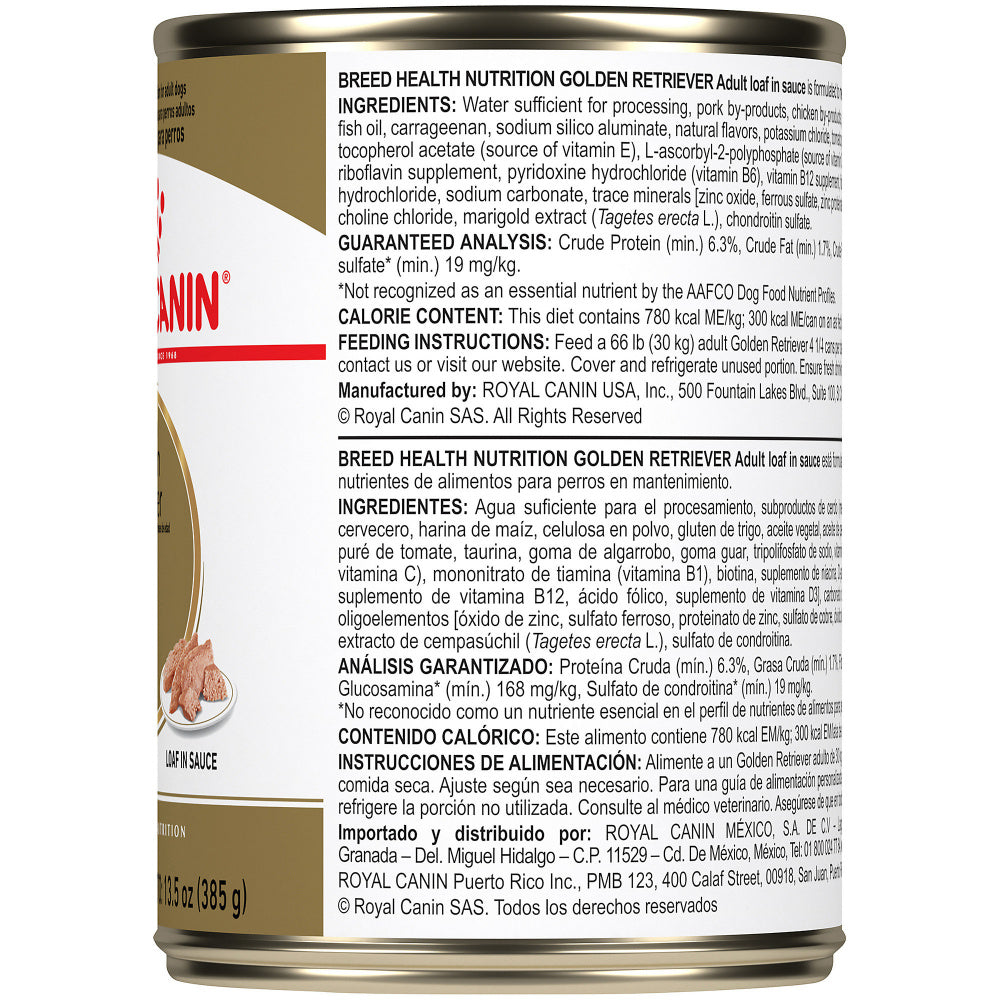 Royal Canin Breed Health Nutrition Adult Golden Retriever Canned Dog Food