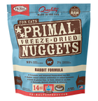 Primal Freeze Dried Nuggets Grain Free Rabbit Formula Cat Food