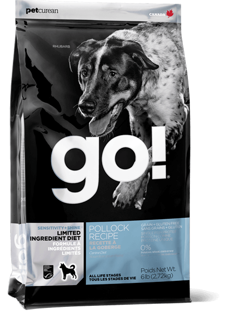 Petcurean Go! Limited Ingredient Diet Sensitivity and Shine Pollock Recipe Dry Dog Food