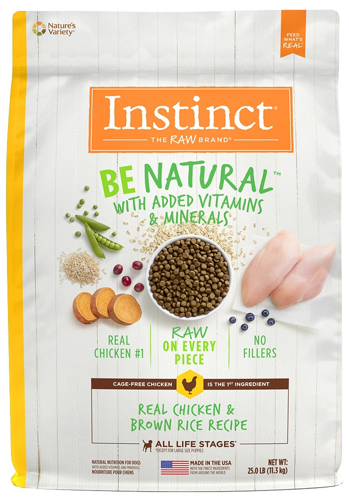 Nature's Variety Instinct Be Natural Chicken & Brown Rice Recipe Dry Dog Food