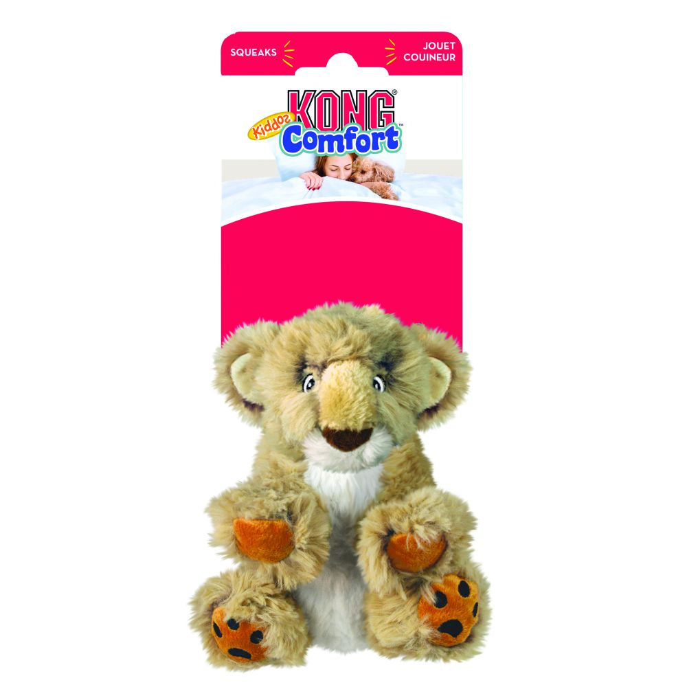 KONG Comfort Kiddos Lion Plush Dog Toy