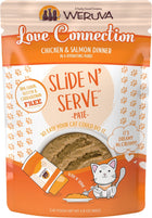 Weruva Slide N' Serve Grain Free Love Connection Chicken & Salmon Dinner Wet Cat Food Pouch