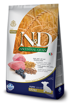 Farmina N&D Natural & Delicious Low Grain Mini Puppy Lamb & Blueberry Dry Dog Food