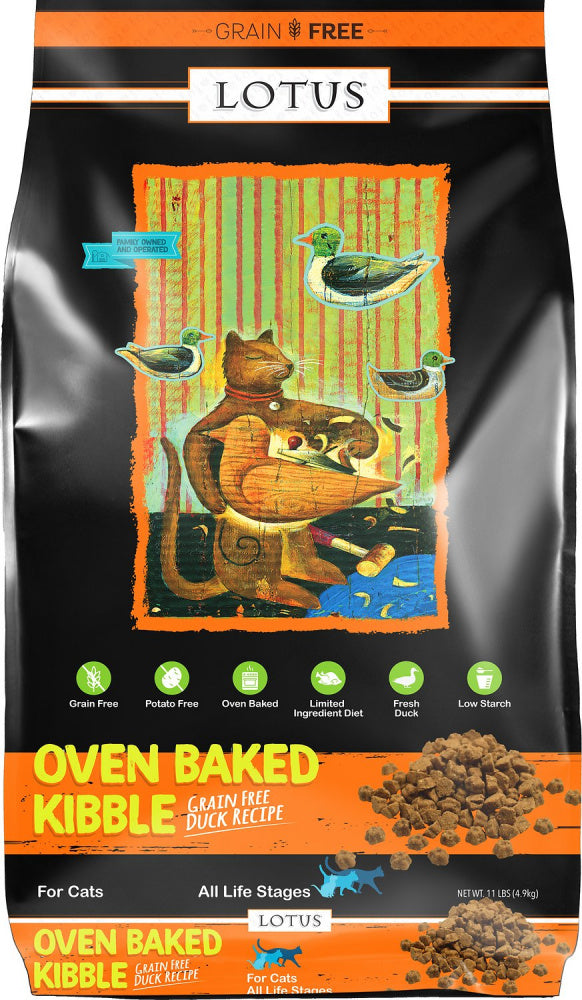 Lotus Oven Baked Grain Free Duck Recipe Dry Cat Food