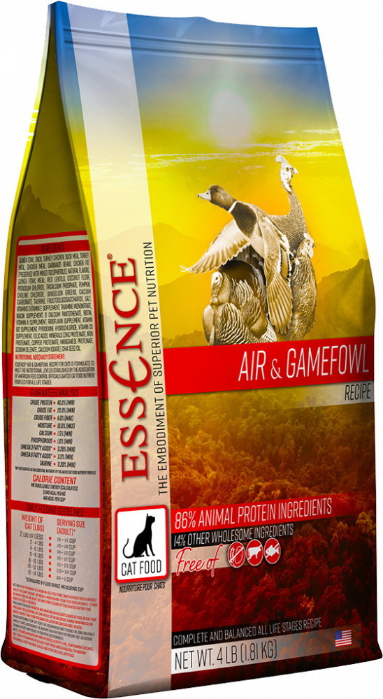 Essence Grain Free Air & Gamefowl Recipe Dry Cat Food