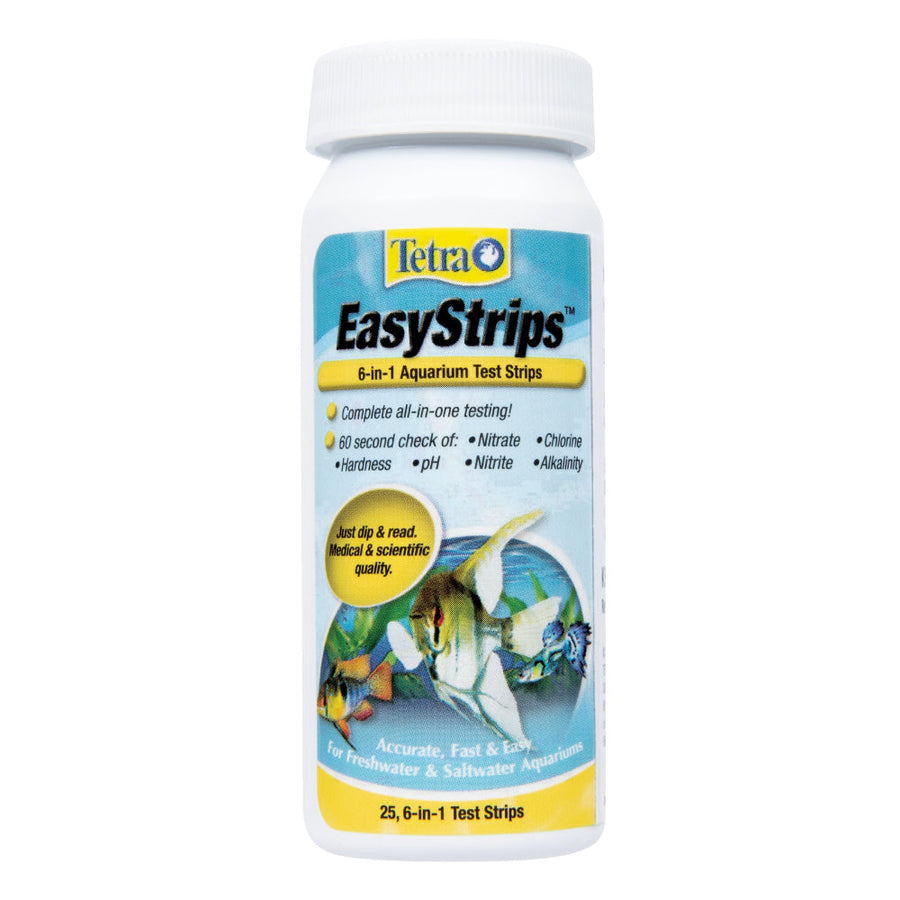 Tetra EasyStrips 6-in-1 Freshwater & Saltwater Aquarium Test Strips