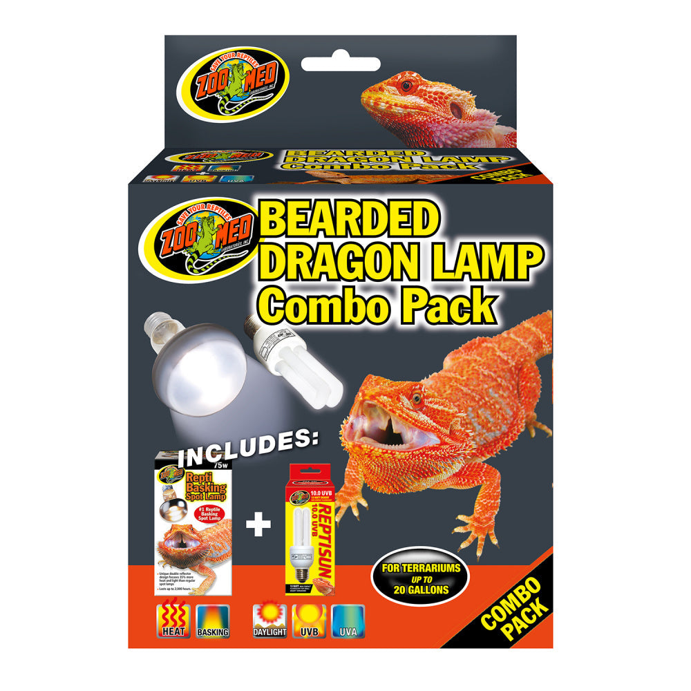 Zoo Med Bearded Dragon Lamp Combo Pack