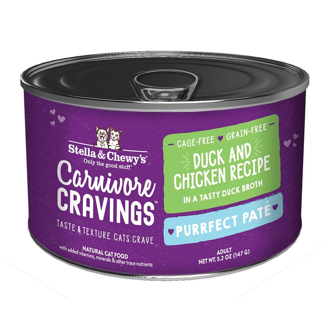 Stella Chewy's Canivore Cravings Duck Chicken Pate Canned Cat