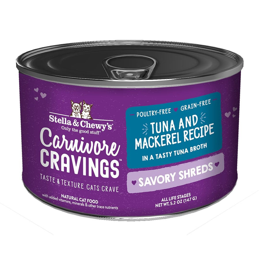 Stella & Chewy's Carnivore Cravings Tuna & Mackerel Shreds Canned Cat Food