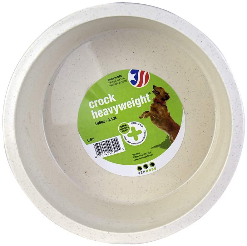 Van Ness Heavyweight Plastic Pet Bowl