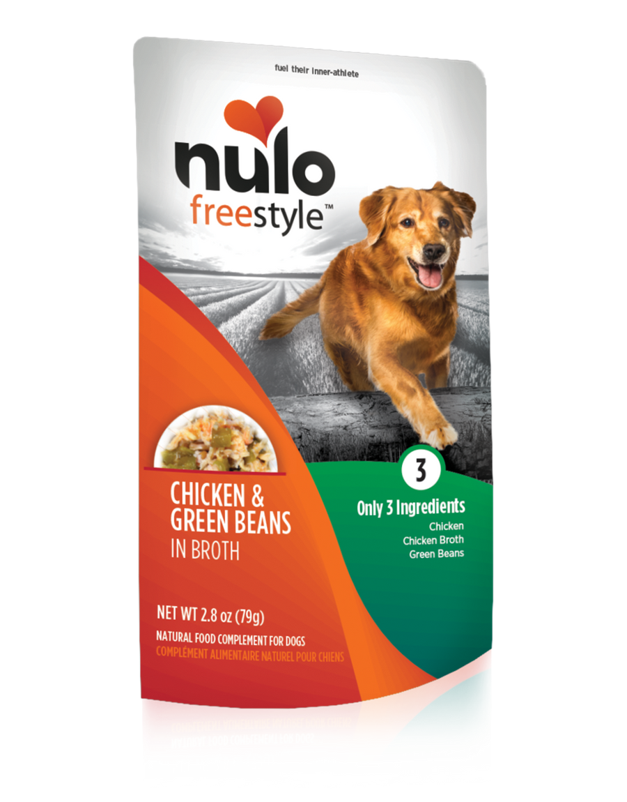 Nulo Freestyle Chicken and Green Beans in Broth Dog Food Topper