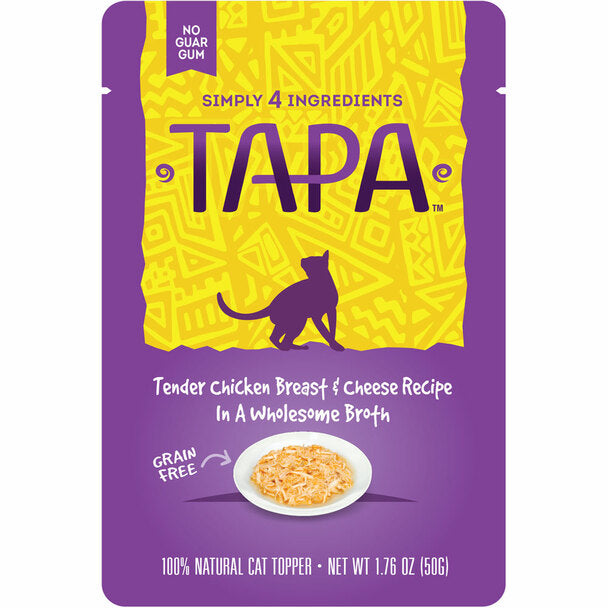 Tapa Chicken Breast & Cheese Recipe Cat Food Pouch