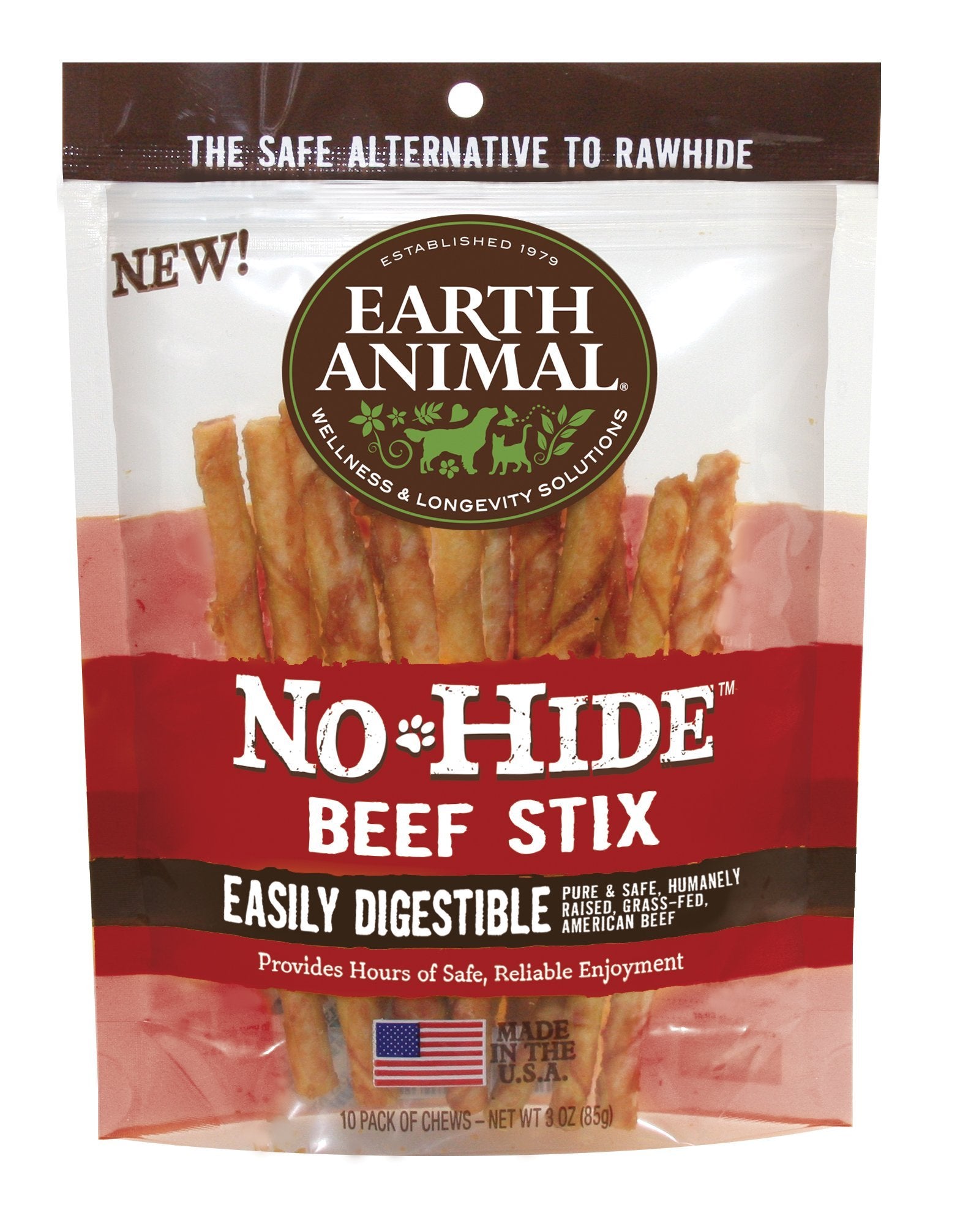 Earth Animal Beef No-Hide Sticks