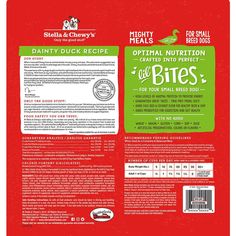 Stella & Chewy's Lil' Bites Dainty Duck Freeze Dried Dog Food