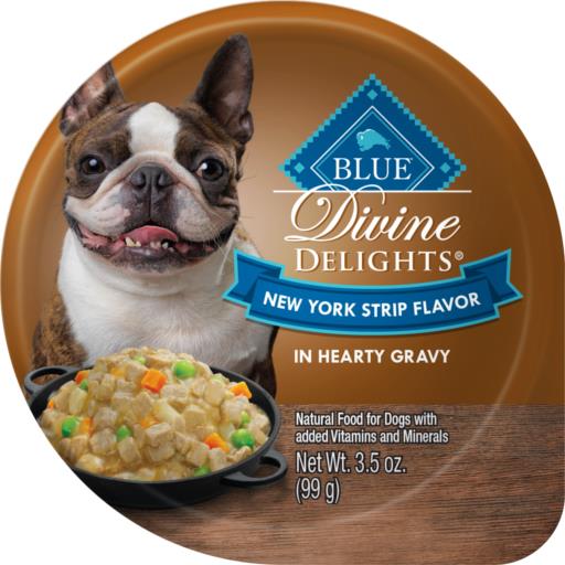 Blue Buffalo Blue Delights Small Breed NY Strip in Gravy Dog Food Cup