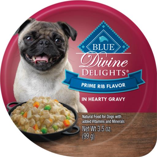 Blue Buffalo Blue Delights Small Breed Prime Rib in Gravy Dog Food Cup