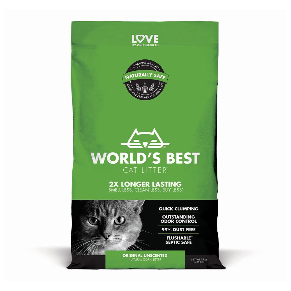 World's Best Cat Litter Original Unscented Clumping Cat Litter