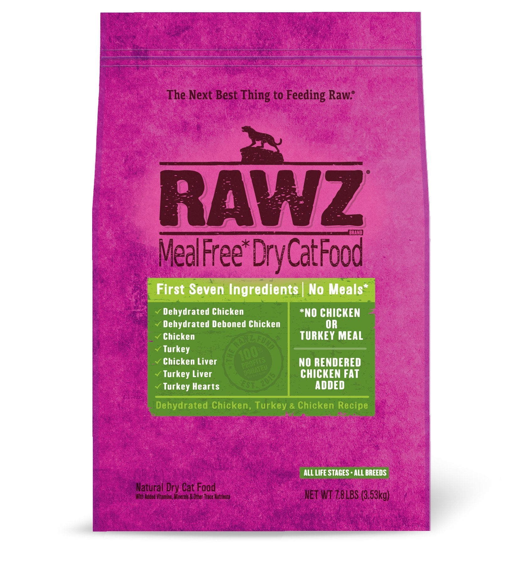 RAWZ Meal Free Chicken Recipe Dry Cat Food Incredible Pets