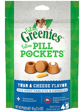 Greenies Pill Pockets Tuna & Cheese Cat Treats