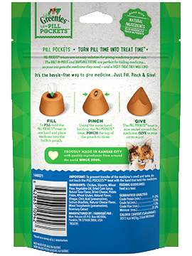 Greenies Pill Pockets Tuna & Cheese Cat Treats