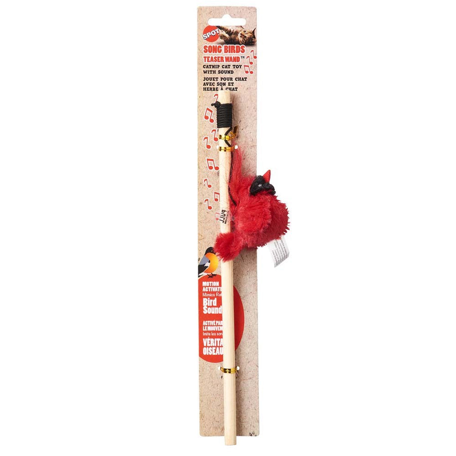 Ethical Pets Spot Songbird Cat Teaser Wand, Assorted