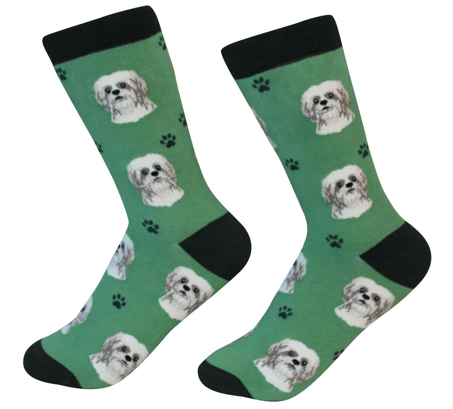 Tan Shih Tzu Socks by Sock Daddy