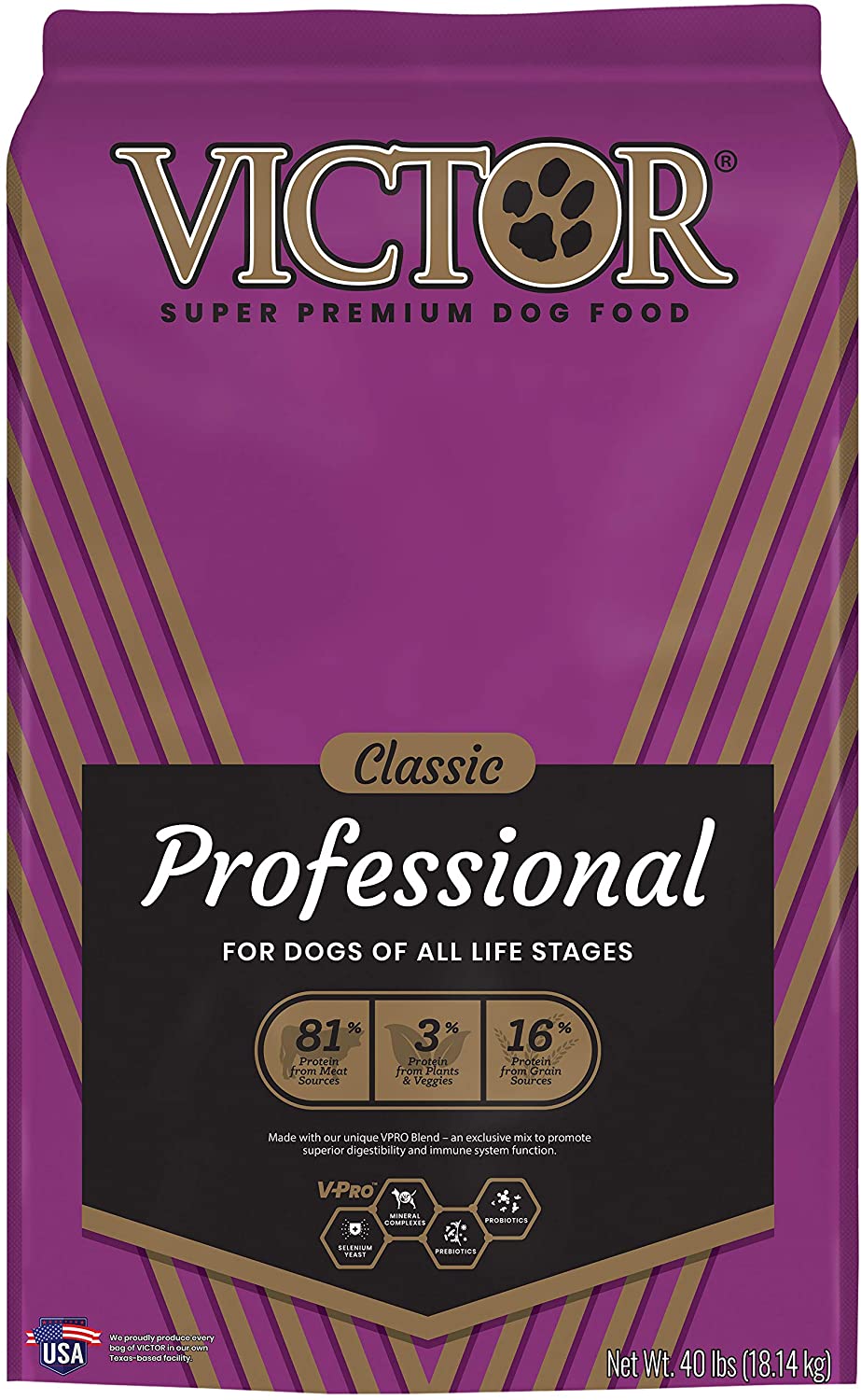 Victor all life 2025 stages dog food