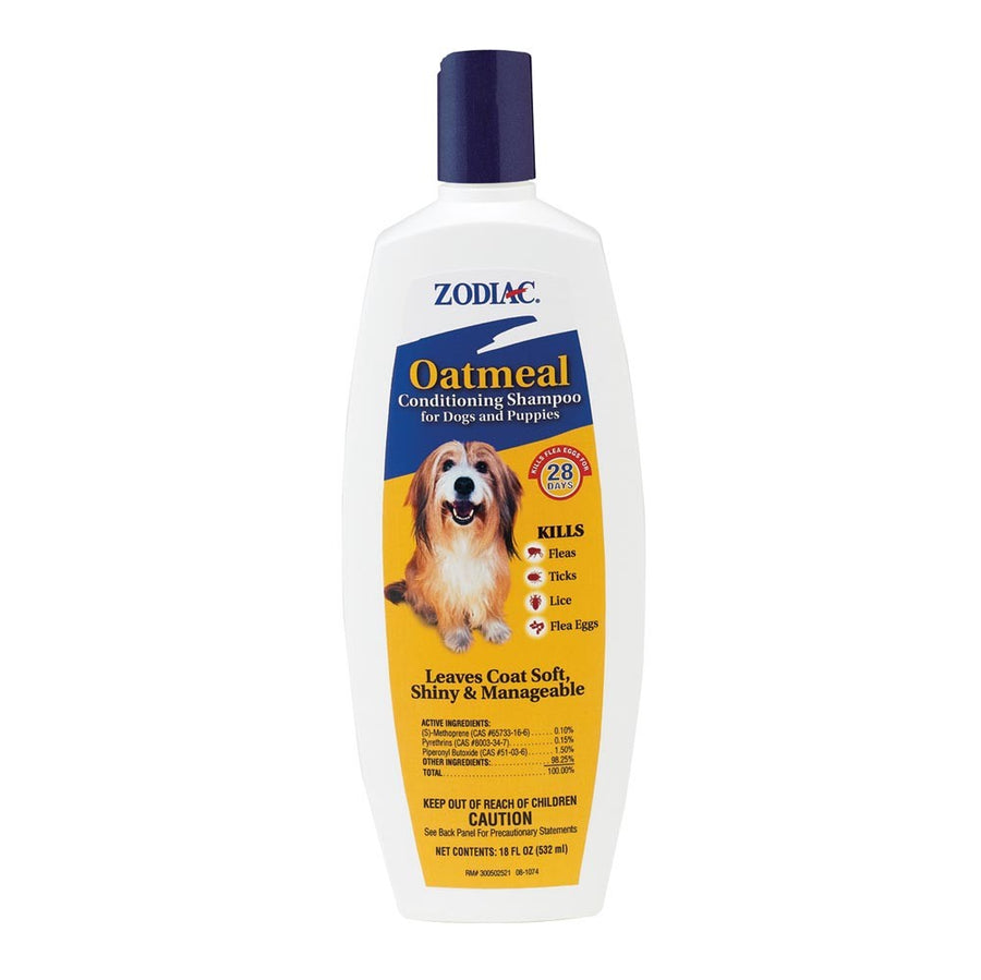 Zodiac Flea & Tick Oatmeal Shampoo For Dogs