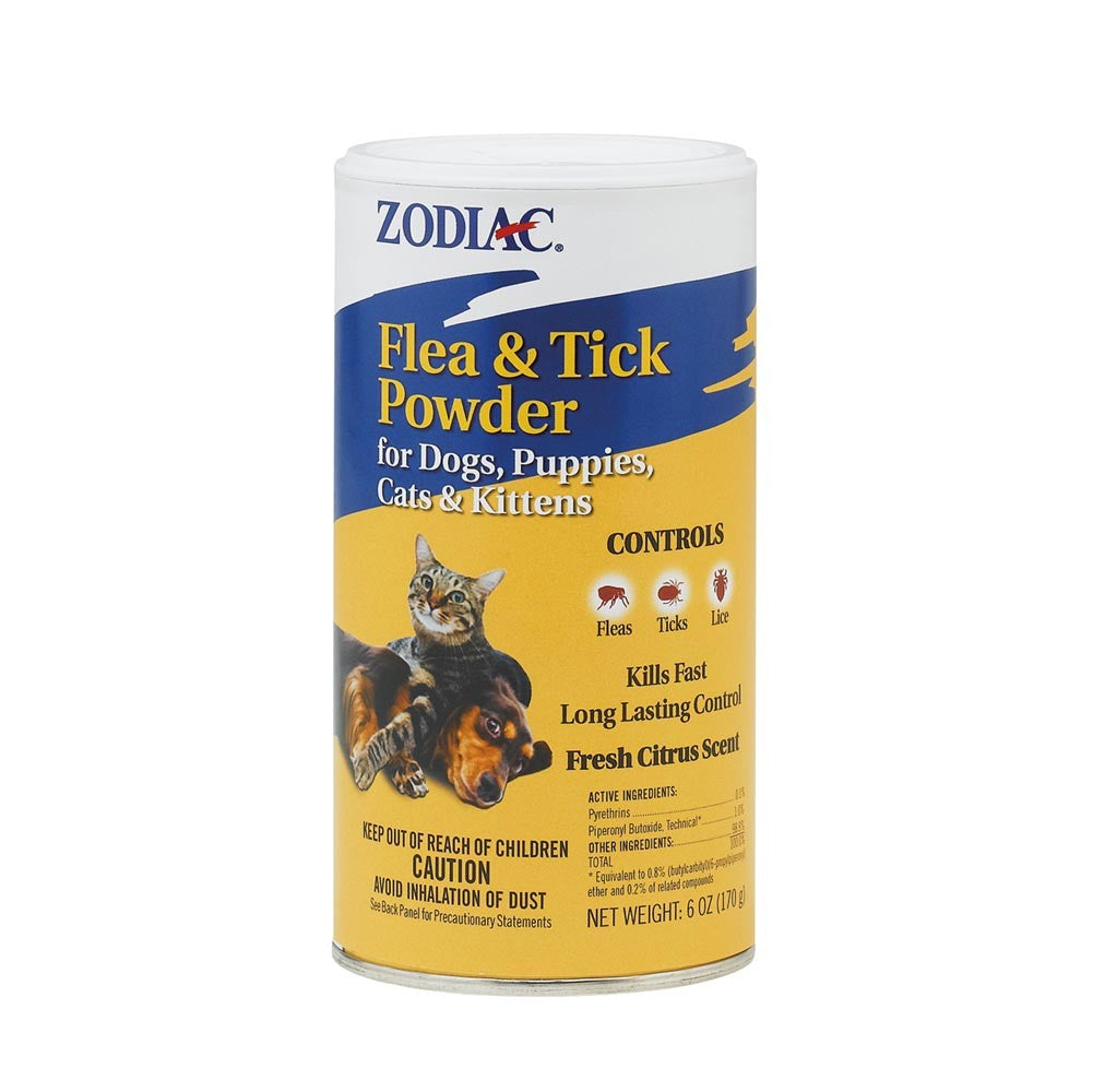 Zodiac Flea & Tick Powder For Dogs & Cats