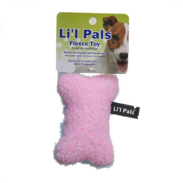 Li'l Pals Fleece Bone Dog Toy