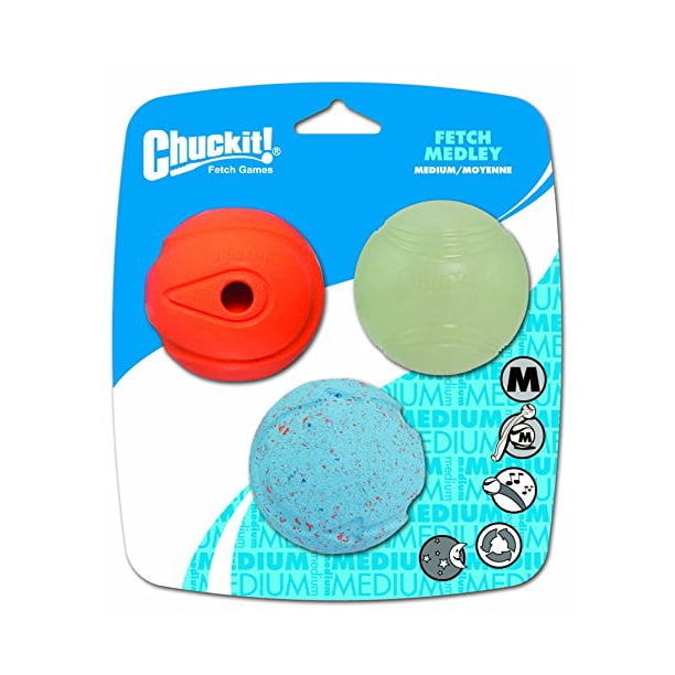 Chuckit! Fetch Medley Balls Dog Toy