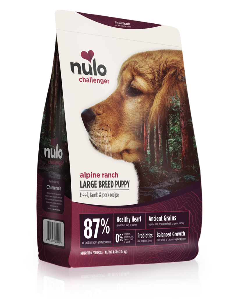 Nulo Challenger Large Breed Puppy Dry Dog Food Alpine Ranch Beef, Lamb & Pork Dry Dog Food