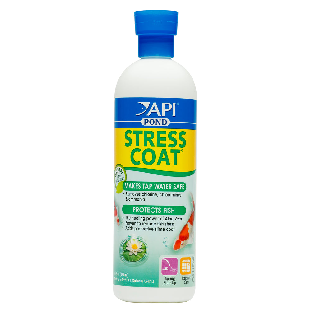 API Pond Stress Coat Pond Water Conditioner 16oz, Front Bottle