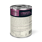 Acana Premium Chunks Lamb Recipe in Bone Broth Canned Dog Food back of can.
