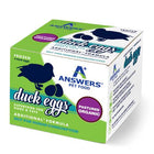 Answers Additional Organic Frozen Duck Eggs for Dogs & Cats, Box Packaging