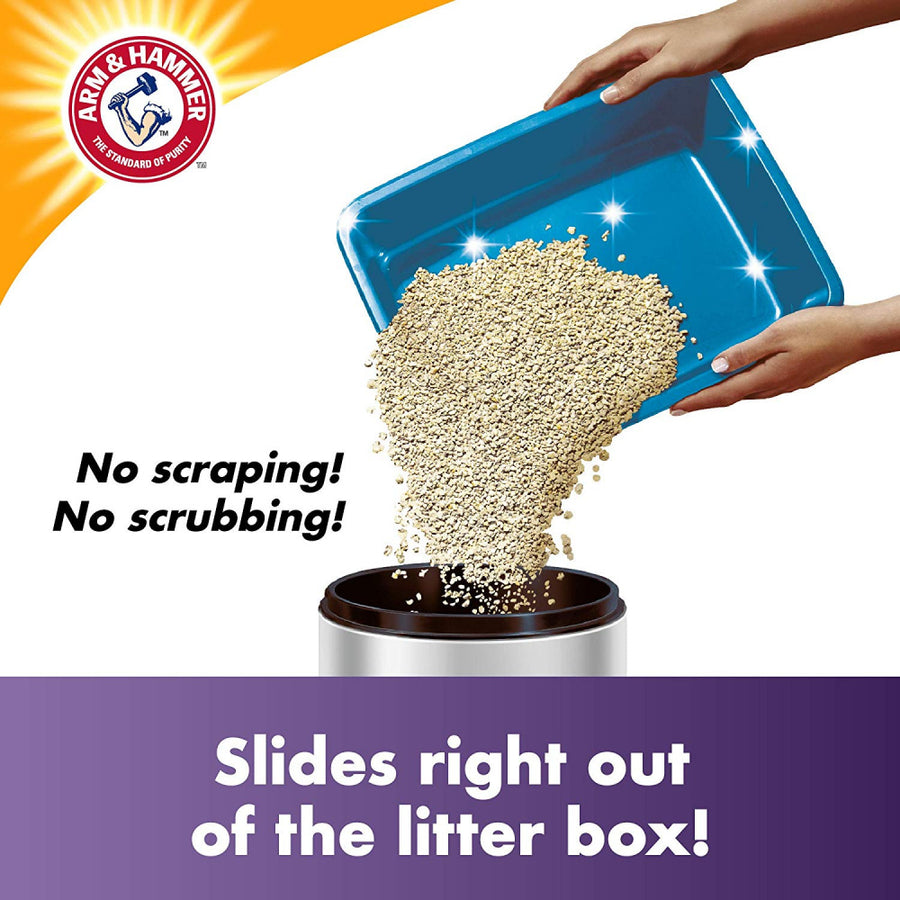 Arm & Hammer Slide Multi-Cat Easy Clean-Up Cat Litter, slides right out of the litter box!