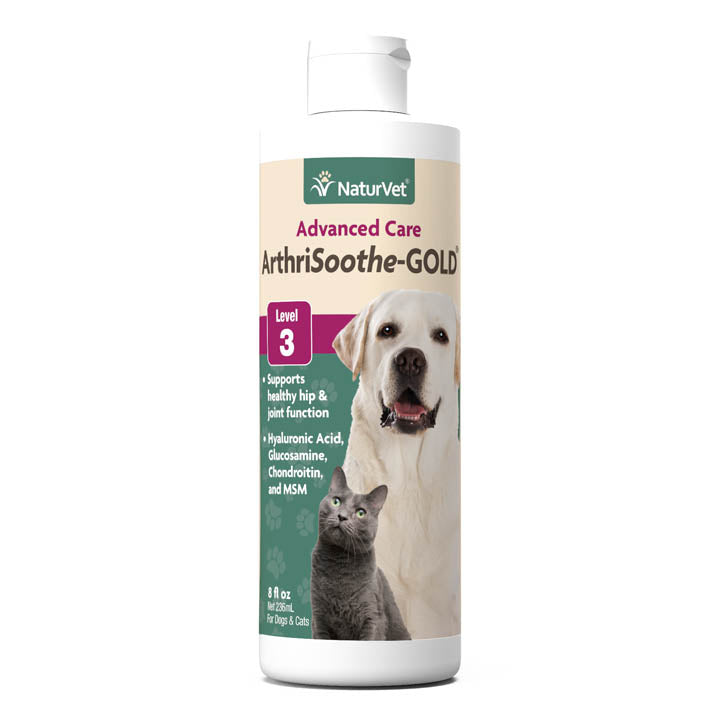 NaturVet ArthriSoothe-GOLD Level 3 for Dogs Liquid Joint Supplement