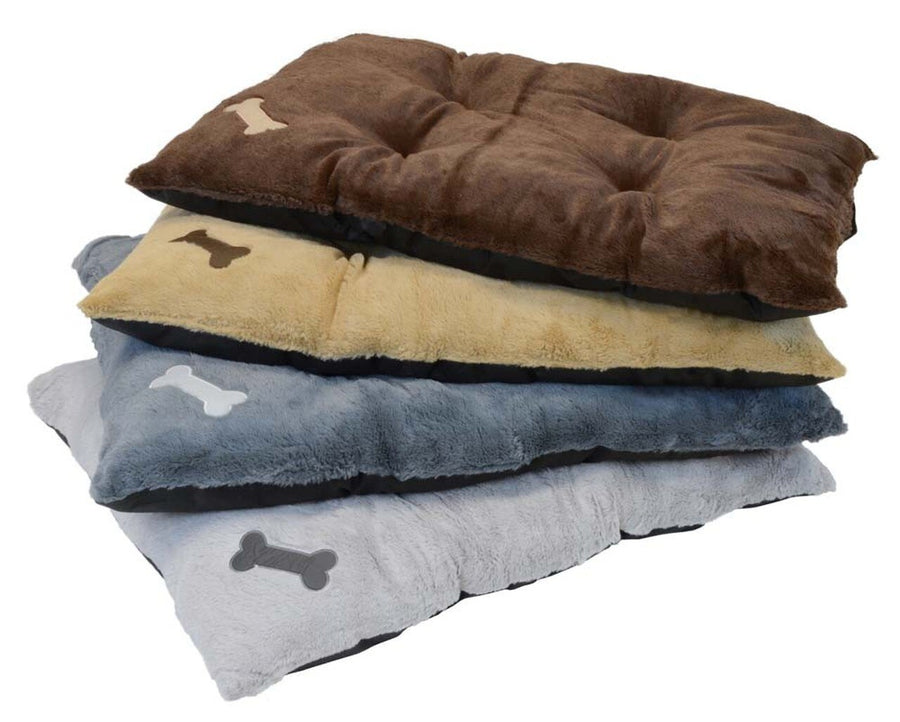 DMC Bone Applique Tufted Dog Bed