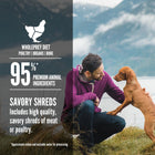 95% Premium Animal Ingredients.