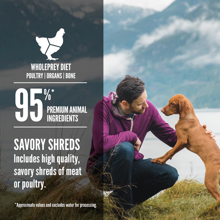 95% Premium Animal Ingredients.